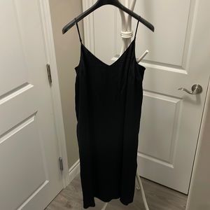 Strappy Midi Little Black Dress